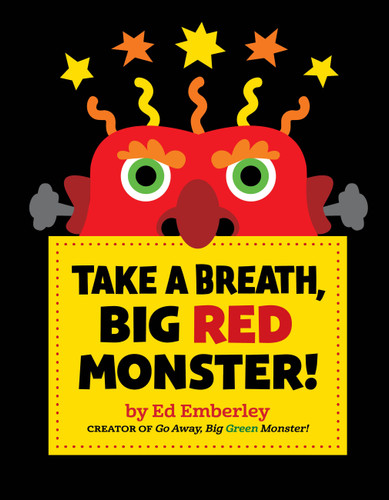Take a Breath, Big Red Monster! book cover by Ed Emberley