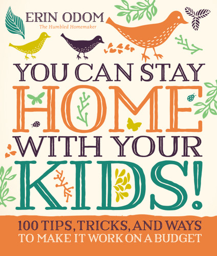 You Can Stay Home with Your Kids!: 100 Tips, Tricks, and Ways to Make It Work on a Budget book cover by Erin Odom