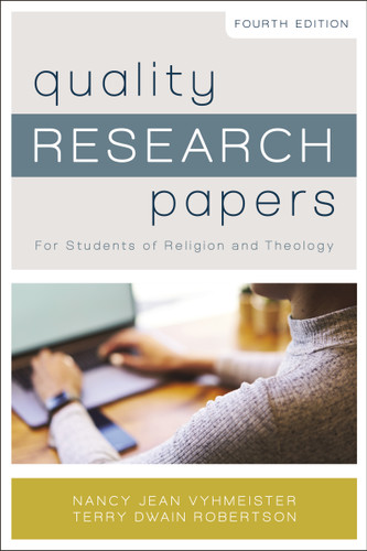 Quality Research Papers: For Students of Religion and Theology book cover by Nancy Jean Vyhmeister, Terry Dwain Robertson