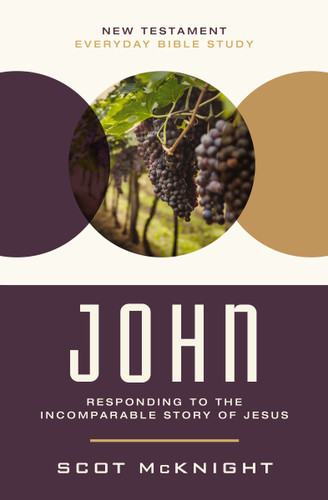 John: Responding to the Incomparable Story of Jesus (New Testament Everyday Bible Study Series) book cover by Scot McKnight