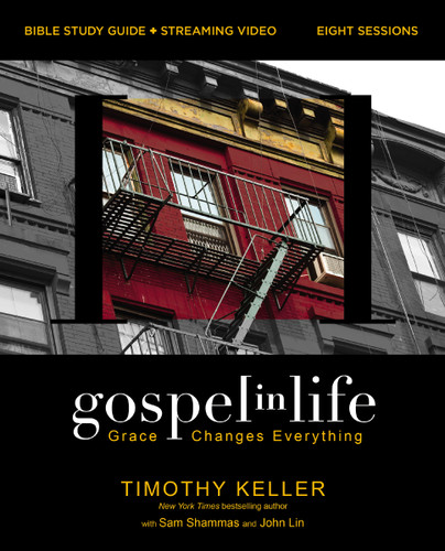 Gospel in Life Bible Study Guide plus Streaming Video, Updated Edition: Grace Changes Everything book cover by Timothy Keller