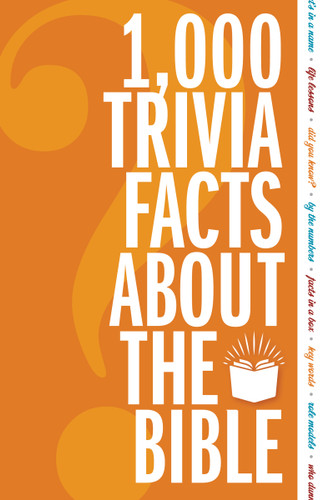 1,000 Trivia Facts About the Bible book cover by Zondervan