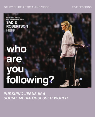 Who Are You Following? Bible Study Guide plus Streaming Video: Pursuing Jesus in a Social Media Obsessed World book cover by Sadie Robertson Huff