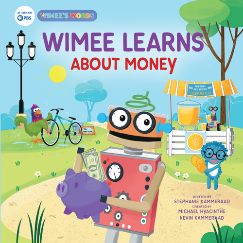 Wimee Learns About Money (A Wimee’s Words Book) book cover by Stephanie Kammeraad