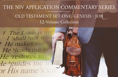 The NIV Application Commentary, Old Testament Set One: Genesis-Job, 12-Volume Collection (The NIV Application Commentary) book cover by John H. Walton, Peter  E. Enns, Roy Gane, Daniel I. Block, Robert L. Hubbard, Jr., K. Lawson Younger, Bill T. Arnold, August H. Konkel, Andrew E. Hill, Donna Petter, Thomas Petter, Karen H. Jobes