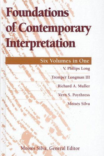 Foundations of Contemporary Interpretation book cover by V. Philips Long, Tremper Longman III, Richard Muller, Vern S. Poythress, Moisés Silva