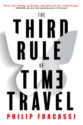 The Third Rule of Time Travel book cover by Philip Fracassi