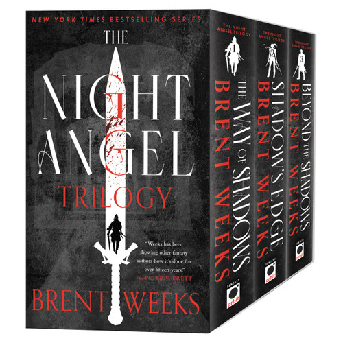 The Night Angel Trilogy book cover by Brent Weeks