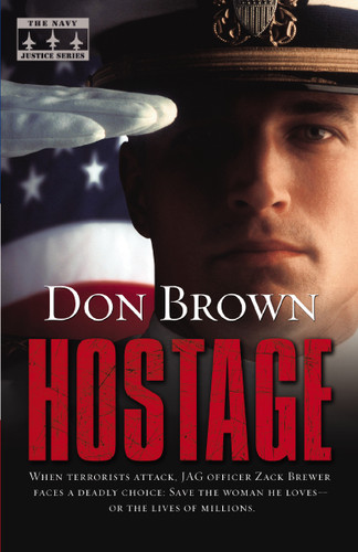Hostage book cover by Don Brown