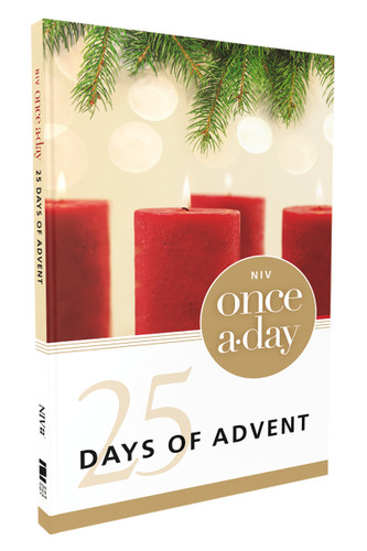 NIV, Once-A-Day 25 Days of Advent Devotional, Paperback (Once-A-Day) book cover by Kenneth D. Boa