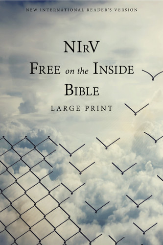 NIrV, Free on the Inside Bible, Large Print, Paperback book cover by Zondervan