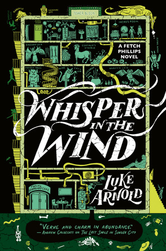 Whisper in the Wind (The Fetch Phillips Novels #4) book cover by Luke Arnold