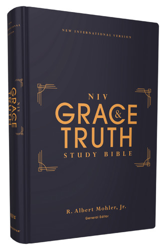 NIV, The Grace and Truth Study Bible (Trustworthy and Practical Insights), Hardcover, Red Letter, Comfort Print book cover by Zondervan