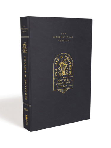 NIV, Psalms and Proverbs, Leathersoft over Board, Navy, Comfort Print: Poetry and Wisdom for Today book cover by Zondervan