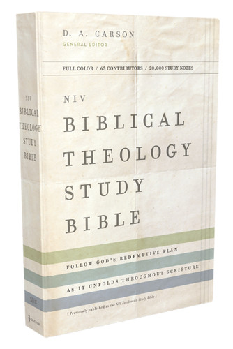 NIV, Biblical Theology Study Bible (Trace the Themes of Scripture), Hardcover, Comfort Print: Follow God’s Redemptive Plan as It Unfolds throughout Scripture book cover by Zondervan