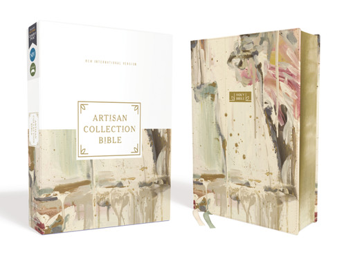NIV, Artisan Collection Bible, Leathersoft, Multi-color/Cream, Red Letter, Comfort Print book cover by Zondervan