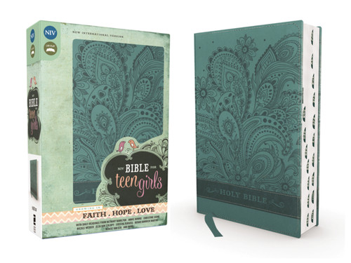 NIV, Bible for Teen Girls, Leathersoft, Blue, Thumb Indexed Tabs: Growing in Faith, Hope, and Love – The Perfect Christian Faith Gift for Your Teenage Girl, Age 13-18 book cover by Zondervan
