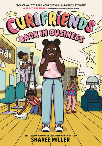 Curlfriends: Back in Business (A Graphic Novel) (Curlfriends #2) book cover by Sharee Miller