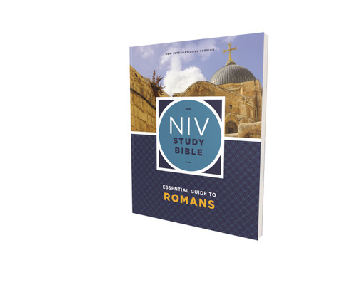 NIV Study Bible Essential Guide to Romans, Paperback, Red Letter, Comfort Print (NIV Study Bible, Fully Revised Edition) book cover by Zondervan