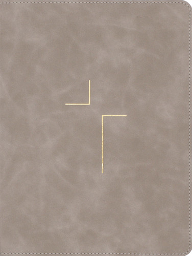 The Jesus Bible, NIV Edition, Leathersoft, Stone, Comfort Print book cover by Zondervan