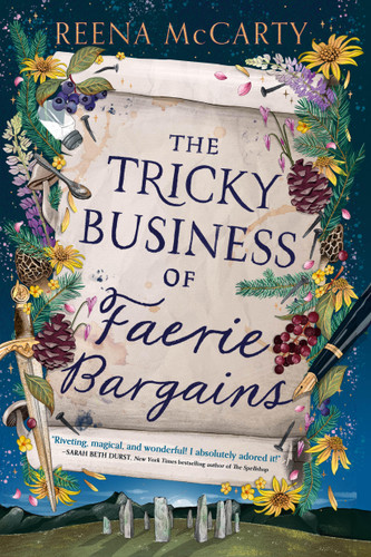 The Tricky Business of Faerie Bargains book cover by Reena McCarty