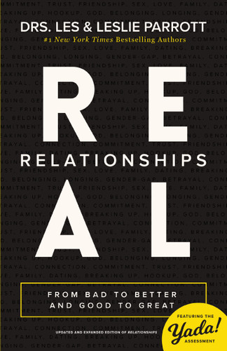 Real Relationships: From Bad to Better and Good to Great book cover by Les Parrott, Leslie Parrott