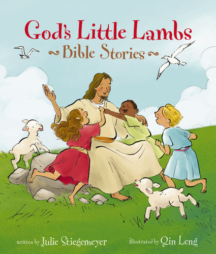 God's Little Lambs Bible Stories book cover by Julie Stiegemeyer