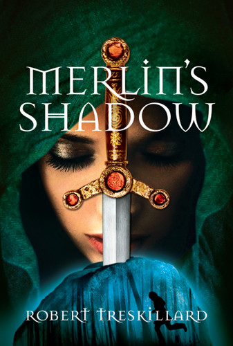 Merlin's Shadow (The Merlin Spiral) book cover by Robert Treskillard