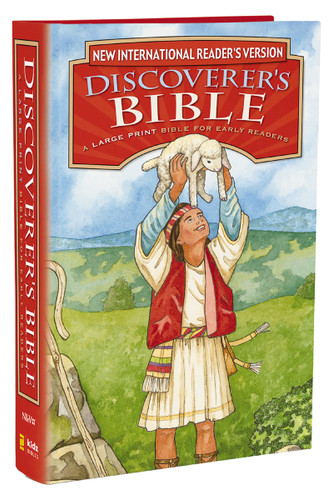 NIrV, Discoverer's Bible for Early Readers, Large Print, Hardcover: A Large Print Bible for Early Readers book cover by Zondervan