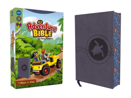 NIrV, Adventure Bible for Early Readers, Leathersoft, Blue, Full Color (Adventure Bible) book cover by Lawrence O. Richards