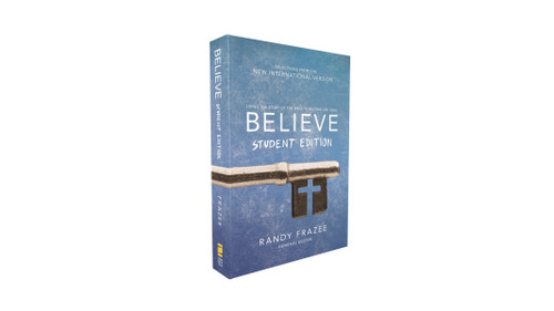 Believe Student Edition, Paperback: Living the Story of the Bible to Become Like Jesus book cover by Zondervan