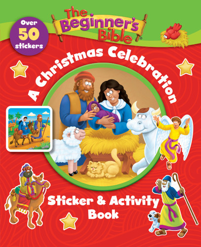 The Beginner's Bible A Christmas Celebration Sticker and Activity Book (The Beginner's Bible) book cover by The Beginner's Bible