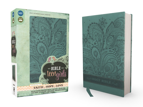NIV, Bible for Teen Girls, Leathersoft, Blue: Growing in Faith, Hope, and Love – The Perfect Christian Faith Gift for Your Teenage Girl, Age 13-18 book cover by Zondervan