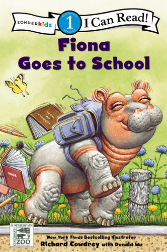 Fiona Goes to School: Level 1 (I Can Read! / A Fiona the Hippo Book) book cover by Zondervan
