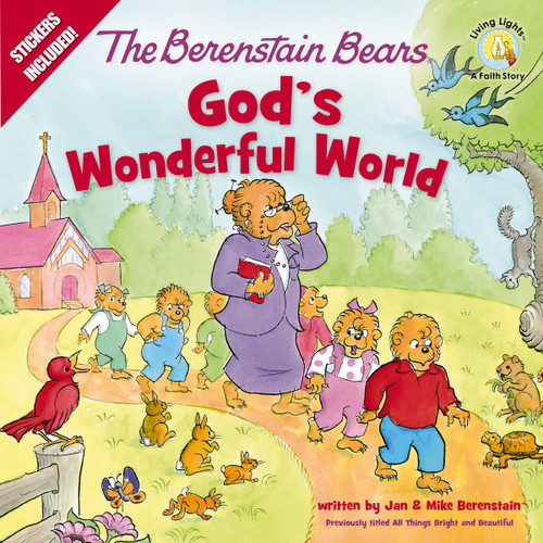 The Berenstain Bears God's Wonderful World (Berenstain Bears/Living Lights: A Faith Story) book cover by Jan Berenstain, Mike Berenstain