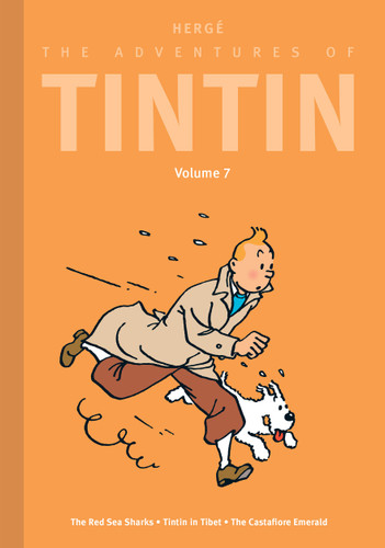The Adventures of Tintin: Volume 7: The Red Sea Sharks / Tintin in Tibet / The Castafiore Emerald (The Adventures of Tintin) book cover by Hergé