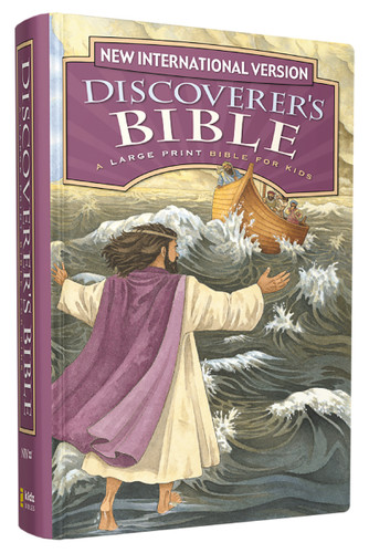 NIV, Discoverer's Bible, Large Print, Hardcover book cover by Zondervan