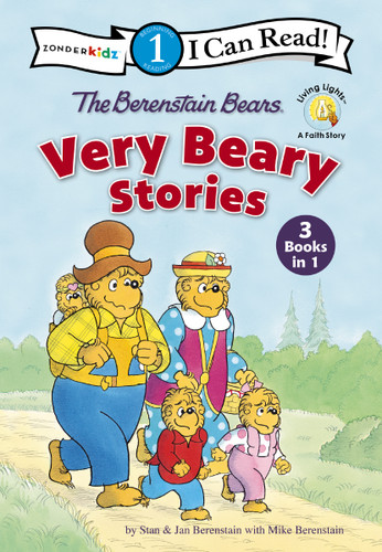 The Berenstain Bears Very Beary Stories: 3 Books in 1 (Berenstain Bears/Living Lights: A Faith Story) book cover by Stan Berenstain, Jan Berenstain, Mike Berenstain