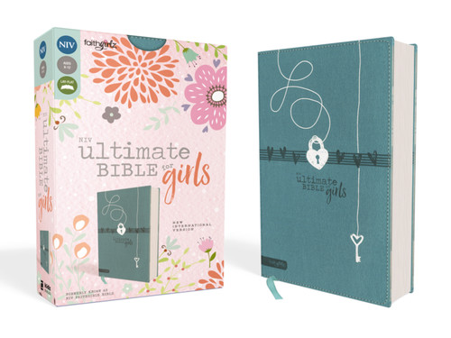 NIV, Ultimate Bible for Girls, Faithgirlz Edition, Leathersoft, Teal: The Perfect Christian Faith Gift for Your Tween Girl, Age 8-12 (Faithgirlz) book cover by Nancy N. Rue