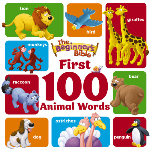 The Beginner's Bible First 100 Animal Words (The Beginner's Bible) book cover by The Beginner's Bible