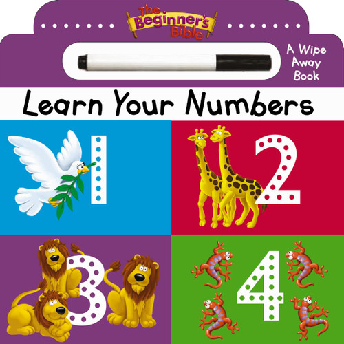 The Beginner's Bible Learn Your Numbers: a Wipe Away book (The Beginner's Bible) book cover by The Beginner's Bible