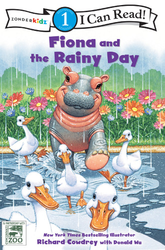 Fiona and the Rainy Day: Level 1 (I Can Read! / A Fiona the Hippo Book) book cover by Zondervan