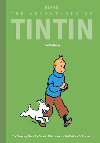 The Adventures of Tintin: Volume 4: The Shooting Star / The Secret of the Unicorn / Red Rackham’s Treasure (The Adventures of Tintin) book cover by Hergé