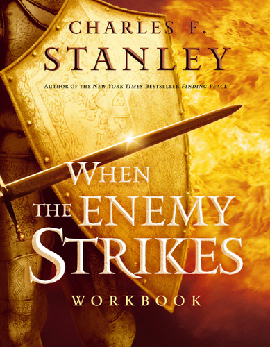 When the Enemy Strikes Workbook: The Keys to Winning Your Spiritual Battles book cover by Charles F. Stanley