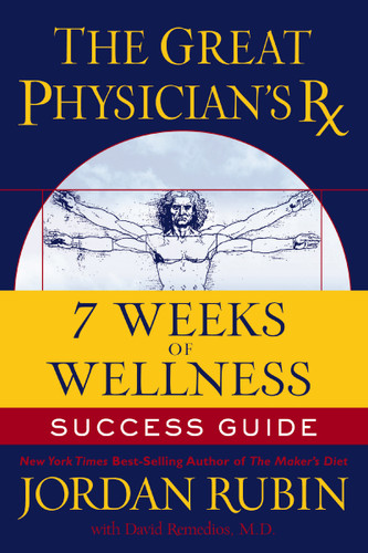 The Great Physician's Rx for 7 Weeks of Wellness Success Guide book cover by Jordan Rubin