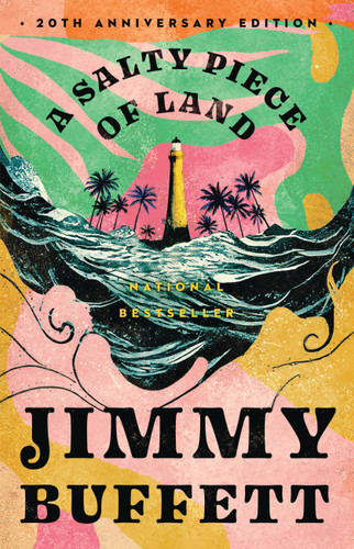 A Salty Piece of Land: 20th Anniversary Edition book cover by Jimmy Buffett
