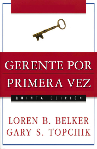 Gerente por primera vez book cover by Loren B. Belker, Gary S. Topchik