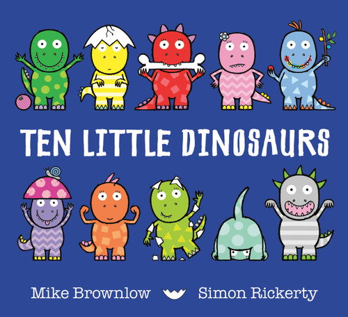 Ten Little Dinosaurs (Ten Little Series) book cover by Mike Brownlow