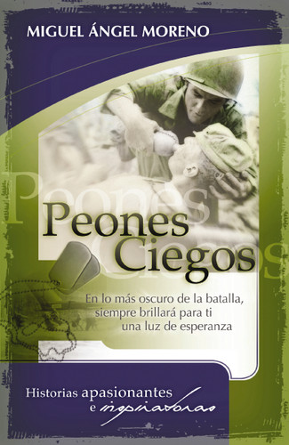 Peones ciegos book cover by Miguel Ángel Moreno