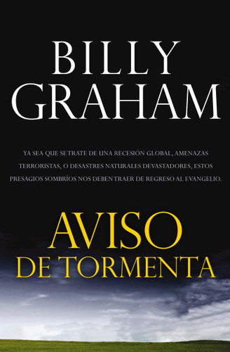 Aviso de tormenta book cover by Billy Graham